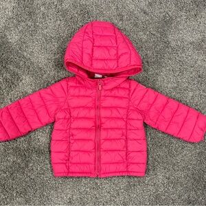 GAP Kids Pink Puffer Jacket
